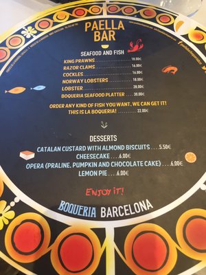 Menu photo 7 Paella Bar Barcelona, B Menu photo 7 Paella Bar Barcelona, B