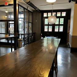 Quills Coffee - Counter height and table seating