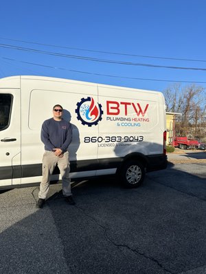 BTW Plumbing, Heating & Cooling Logo