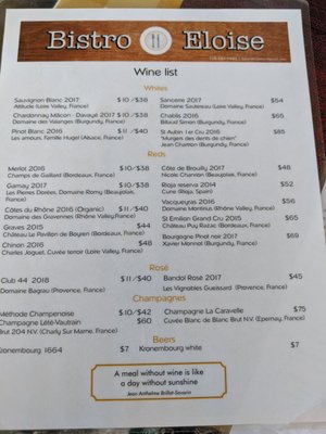 Menu photo 3 Bistro Eloise - French Restaurant Elmhurst, NY Menu photo 3 Bistro Eloise - French Restaurant Elmhurst, NY
