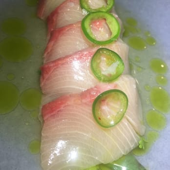 Kyu - Sliced hamachi - Asian Fusion Near Me - Miami, Florida