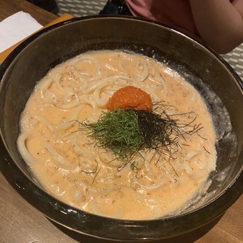 Udon Lab - Mentaiko Cream Udon - Noodles Near Me - New York, New York Udon Lab - Mentaiko Cream Udon - Noodles Near Me - New York, New York