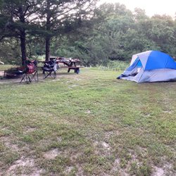 Sharp's Outfitters - Our campsite