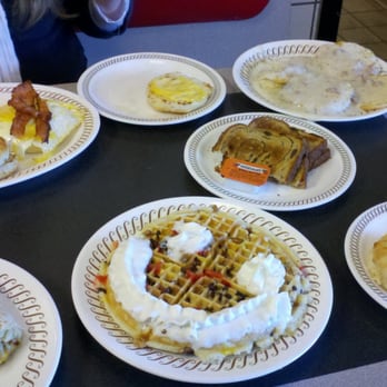 Waffle House - We didn't even get through half of this!! - Diners Near Me - Concord, North Carolina Waffle House - We didn't even get through half of this!! - Diners Near Me - Concord, North Carolina