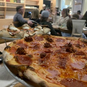 Mister O1 Extraordinary Pizza Turtle Creek - Meat lovers + Star Luca - Pizza Near Me - Dallas, Texas Mister O1 Extraordinary Pizza Turtle Creek - Meat lovers + Star Luca - Pizza Near Me - Dallas, Texas