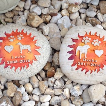 Gruene Rock Art - Pet memorial stones - Engraving Near Me Gruene Rock Art - Pet memorial stones - Engraving Near Me