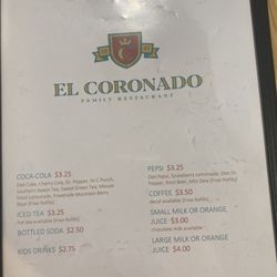 El Coronado - Drinks