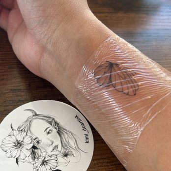 Do. Art Ink Studio - Her IG handle , she gave us a free sticker ! - Tattoo Near Me - Alhambra, California