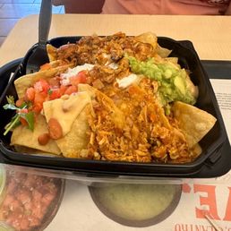 Shredded Chicken Nachos