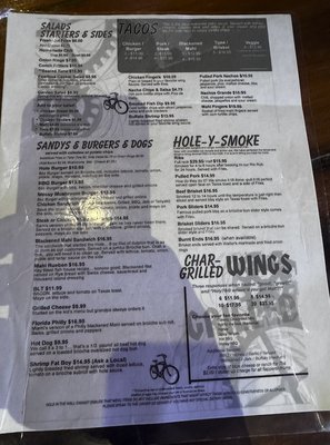 Menu photo 1 Hole in the Wall Palmetto Bay, FL Menu photo 1 Hole in the Wall Palmetto Bay, FL
