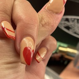 There was hair in my nail There was hair in my nail