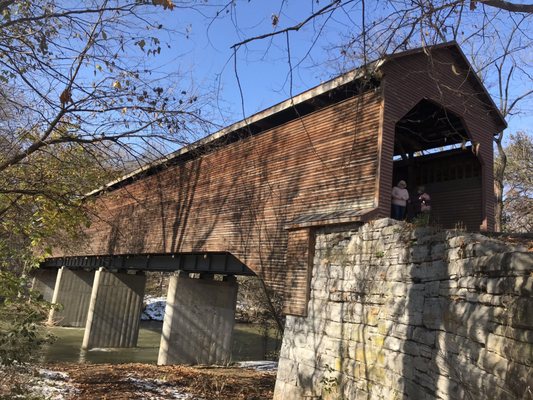 Meems Bottom Covered Bridge by null