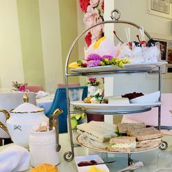 The RoyalTEA Garden - The wonderful food - scones, tea sandwiches, & sweets.