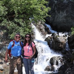 McCarthy River Tours & Outfitters - Dad and me on the way to Root Glacier