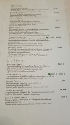 Menu photo 2 La Famiglia Vantaa, 18 Menu photo 2 La Famiglia Vantaa, 18