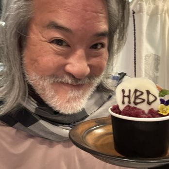 Suea - Birthday surprise.  Delish blood orange ice - Thai Near Me - Augusta, Georgia