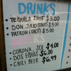 Tasty Tacos - $5 shots of Patron!?