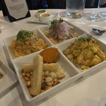Terra Sur Cafe - Ceviche Sampler - Peruvian Near Me - Tampa, Florida Terra Sur Cafe - Ceviche Sampler - Peruvian Near Me - Tampa, Florida