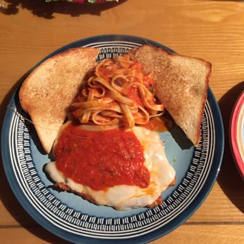 Main Street Cafe - Chicken parm. The noodles came out steaming, obviously freshly prepared holy moly - Coffee & Tea Near Me - Hurricane, Utah