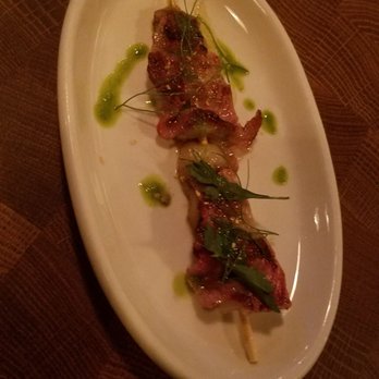 Monteverde - Pork skewers. Good but not best value. "Asian inspired" but pretty American - Italian Near Me - Chicago, Illinois Monteverde - Pork skewers. Good but not best value. "Asian inspired" but pretty American - Italian Near Me - Chicago, Illinois