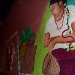 Jardín Etnobotánico de Huajuapan - Grafiti de la entrada principal al jardín Etnobotánico