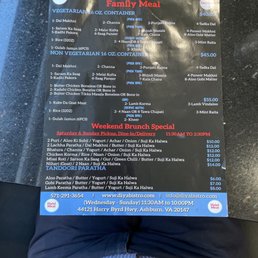 Special menu page 1 of 2 Special menu page 1 of 2