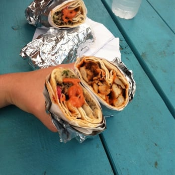 PitaLicious - Kafta-Licious on the left. Chicken Shawarma on the right. Both are fantastic choices! - Caterers Near Me - Austin, Texas PitaLicious - Kafta-Licious on the left. Chicken Shawarma on the right. Both are fantastic choices! - Caterers Near Me - Austin, Texas