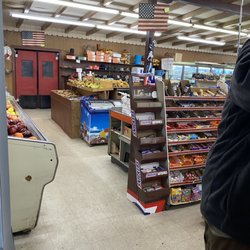 Overgaard Food Center - Candy and produce isle