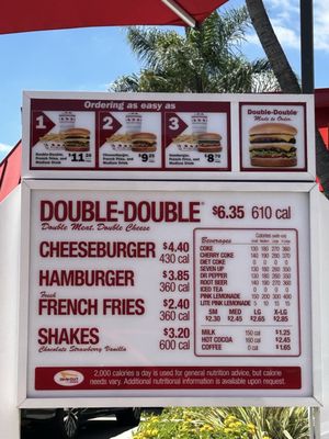 Menu photo 1 In-N-Out Burger Diamond Bar, CA Menu photo 1 In-N-Out Burger Diamond Bar, CA