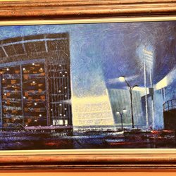 The Long Is Museum of Amer Art History & Carriages - Painting of Shea Stadium....