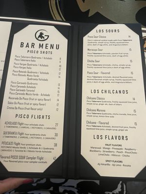Menu photo 8 Barranco Astoria, NY