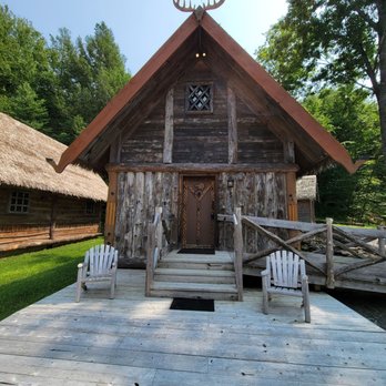 Viking Villages Resorts - Front of our cabin. - Hotels Near Me - Guilford, Vermont Viking Villages Resorts - Front of our cabin. - Hotels Near Me - Guilford, Vermont