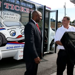 Park'N Ticket - We will pick you up at your car and load your luggage for you.