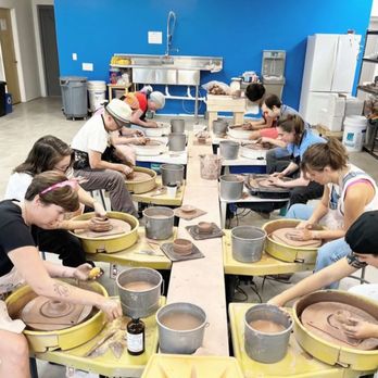 Studio TM Pottery and Clay - Students hard at work making - Art Classes Near Me - Gainesville, Florida Studio TM Pottery and Clay - Students hard at work making - Art Classes Near Me - Gainesville, Florida