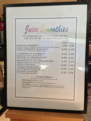 Menu photo 8 Sunrise Bagels Cafe Concord, CA