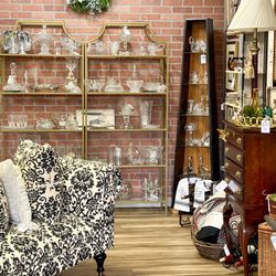 Louisville Mercantile - Lots of great finds in Louisville Mercantile including this Ethan Alan display shelf.