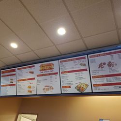 Subby's - Menu board