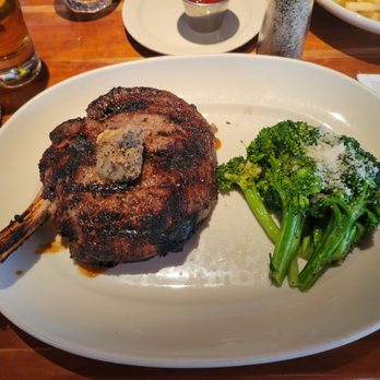Hillstone Restaurant - Bone-in ribeye special with broccoli - New American Near Me - Denver, Colorado Hillstone Restaurant - Bone-in ribeye special with broccoli - New American Near Me - Denver, Colorado