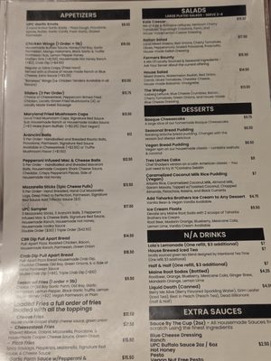 Menu photo 2 Underground Pizza Baltimore, MD Menu photo 2 Underground Pizza Baltimore, MD