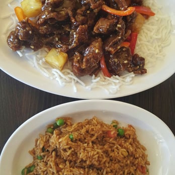Ginger Zing - Hawaiian caramel beef with fried rice. - Chinese Near Me - Mesa, Arizona Ginger Zing - Hawaiian caramel beef with fried rice. - Chinese Near Me - Mesa, Arizona