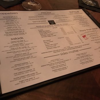 Steak 44 - Dinner menu - Steakhouses Near Me - Phoenix, Arizona Steak 44 - Dinner menu - Steakhouses Near Me - Phoenix, Arizona