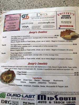 Menu photo 7 Buzzy's Breakfast Downtown Ocean Springs, MS Menu photo 7 Buzzy's Breakfast Downtown Ocean Springs, MS