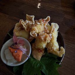 Quail egg wontons Quail egg wontons