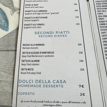 Emy’s Way - Pizza Near Me - Monterosso al Mare, SP