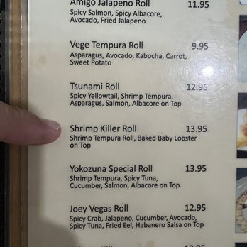 Yokozuna - I recommend the shrimp killer roll - Sushi Bars Near Me - Oxnard, California Yokozuna - I recommend the shrimp killer roll - Sushi Bars Near Me - Oxnard, California