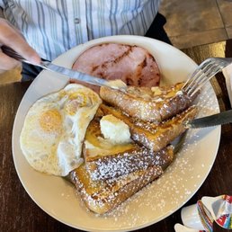 French Toast, Eggs and Meat