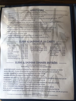 Menu photo 3 Massaki Staunton, VA