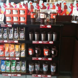 Dunkin' - Display of coffee