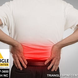 Triangle Spine Center - Remove back pain problems with a chiropractic adjustment at Triangle Spine Center