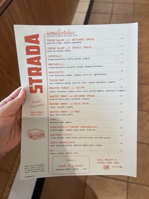 Menu photo 1 Strada Fresno, CA Menu photo 1 Strada Fresno, CA